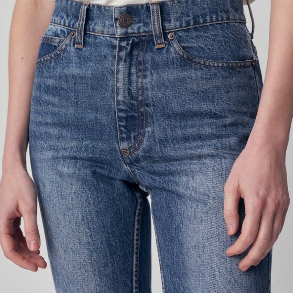 NWT Co Collections Blue Straight-Leg Jeans, Size 25 - Picture 4 of 6